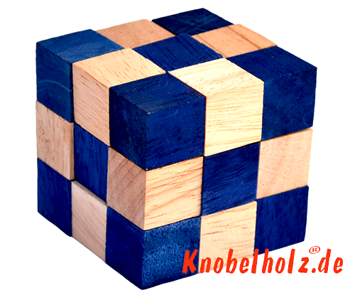 Snake Cube Level Box blau snake cube wooden puzzle box Snake Cube Level Box blau snake cube wooden puzzle box