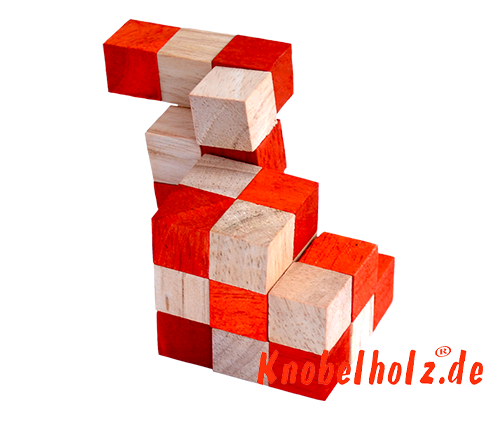 snake cube level box solution orange step 12 from solution for the snake cube wooden puzzle