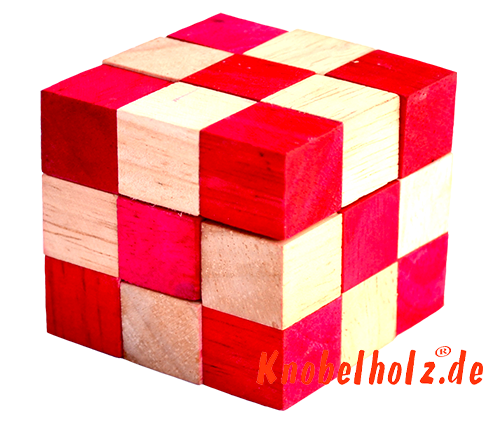 snake cube level box red solution aufloesung schlangenwuerfel aus holz snake cube level box red solution aufloesung schlangenwuerfel aus holz