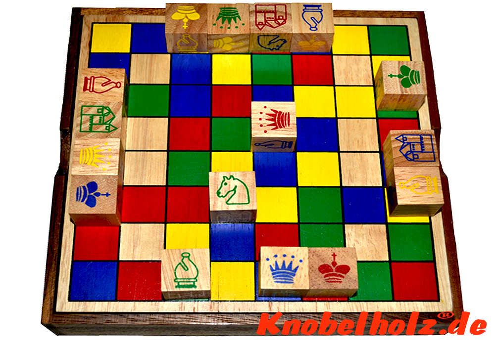 Ajongoo Spielvariante mit zweitem Zug des grünen Spielers