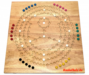 knobelholz.de Strategie Spiele, Würfelspiele aus Samanea Holz wie Pig Hole, Schweinchenspiel, Ajongoo, Kalaha, Steinchenspiel, 6 und nach Haus,  Domino, Triomino, Tock, Mancala aus Monkey Pod