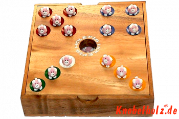 Würfelspiele und Gesellschaftsspiele aus Samanea Holz Schweinchenspiel Pig Hole das Würfelspiel für die ganze Familie