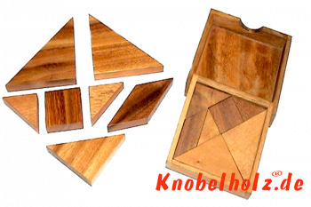 Chinesisches Puzzle Tangram mit über 1200 Möglichkeiten..bringt Fantasie und Vorstellungskraft auf 100%