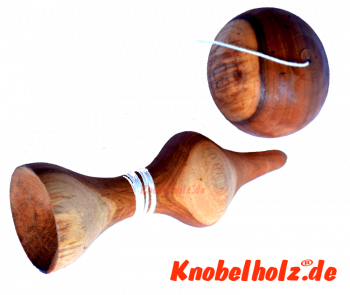 Bilboquet large Holz Kendama Geduldspiel aus Samanea Holz Trainingsspiel aus Holz Jonglerie