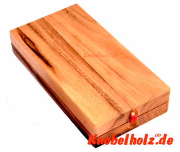 Kalaha afrikanisches Bohnenspiel Strategiespiel Mancala Holzvbox in den Maßen 24,8 x 13,2 x 4,8 cm, mancala samanea wooden game