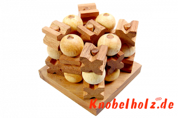 Tic Tac Toe 3D das Käsekästchen Spiel als 3D Spielvariante jetzt auch in der Tiefe des Spieles spielen