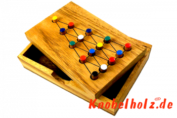 Last Fighter Strategie Spiel für eine Person das bekannte Steckhalma oder auch Solitaire in einer Dreiecksversion