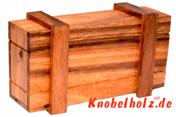 Secret Box large Magic Gift Holzbox Geschenkbox save Moneybox wood monkey pod