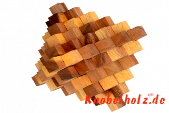Crystal Cube mit 51 large Teilen ein Wahnsinns Puzzle von knobelholz für Dich zum probieren