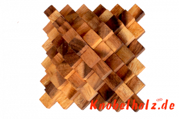Crystal Cube mit 51 extra large Teilen ein Wahnsinns Puzzle von knobelholz für Dich zum probieren