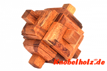 Satelite Puzzle Super Star Cube Puzzle in den Maßen  10,0 x 10,0 x 10,0 cm samanea wooden brain teaser