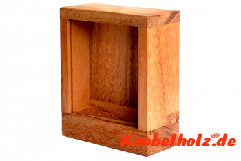 Geheime Geschenk Box Trick Box Puzzle geheime Kiste in 3D, Knobelspiel ein Puzzle mit den Maßen 12,0 x 9,8 x 5,0 cm samanea wooden brain teaser